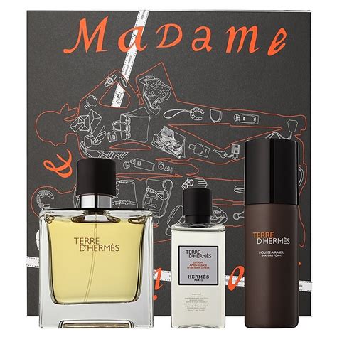 hermes aftershave gift set|hermes terre d'hermes gift set.